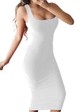 Daily suit OWLPRINCESS 2020 New Women's Sexy Vest Dress Dress Solid Color Women's Dresses