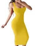 Daily suit OWLPRINCESS 2020 New Women's Sexy Vest Dress Dress Solid Color Women's Dresses