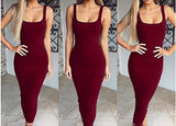 Daily suit OWLPRINCESS 2020 New Women's Sexy Vest Dress Dress Solid Color Women's Dresses